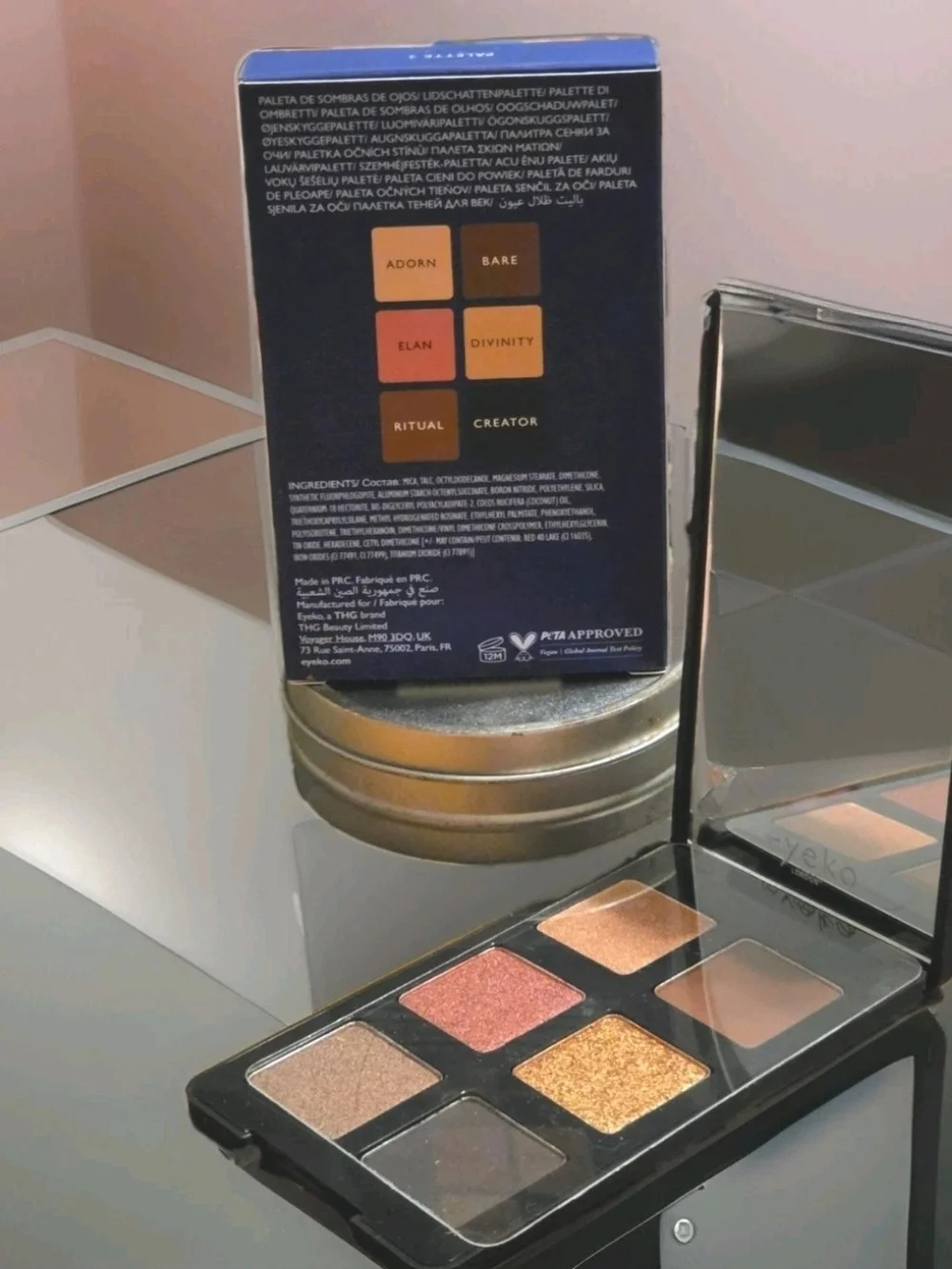Eyeko Limitless Eyeshadow Palette 3 High Pigment Matte/Shimmer 6x1g